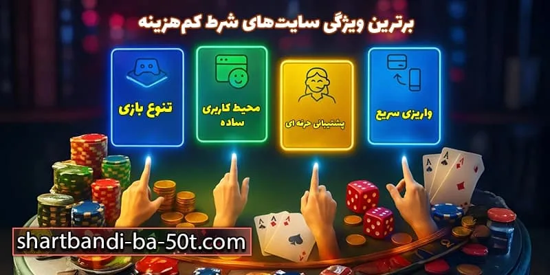 ویژگی‌های بهترین سایت برای شرط بندی با 50 تومان